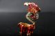 Exquisite Hand Carved Elephant Cloisonne Copper Inlaid Diamond Statue J369 Other Antique Chinese Statues photo 4