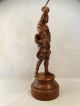 Antique 19thc Victorian Viking Warrior Norse God & Battle Axe Old Knight Statue Metalware photo 3