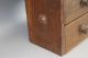 Rare 19th C Two Drawer Desk Chest Or Document Box Chestnut In Old Surface Primitives photo 3