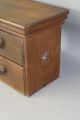 Rare 19th C Two Drawer Desk Chest Or Document Box Chestnut In Old Surface Primitives photo 4