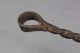 Rare 17th C Footed Rotating Wrought Iron Skewer Or Spit Best Decorated Handle Primitives photo 7