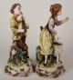 Suberb Large Capodimonte Italy Porcelain Figures Boy And Girl Figurines photo 4
