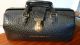 Antique Eli Lilly Pebbled Black Leather Doctor Doctors Bag Medical Satchel Doctor Bags photo 6