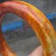 Nintage Natural Jade Hand Carved Bangle Inner D:71mm Antique Classic Jewelry Rings photo 3