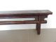 160405 Vintage Korean Lacquered Wooden 4 Legged Bench - Like Decorative Stand Korea photo 2