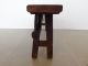160405 Vintage Korean Lacquered Wooden 4 Legged Bench - Like Decorative Stand Korea photo 7