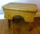 Antique Vintage Rustic Pine Milking Stool Table Traditional English Country Wood 1900-1950 photo 3
