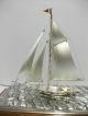 The Sailboat Of Silver Of The Most Wonderful Japan.  A Japanese Antique. Other Antique Sterling Silver photo 6