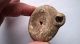 Ancient Roman Terracotta Pottery Oil Lamp With Concentric Circle Pattern Roman photo 2