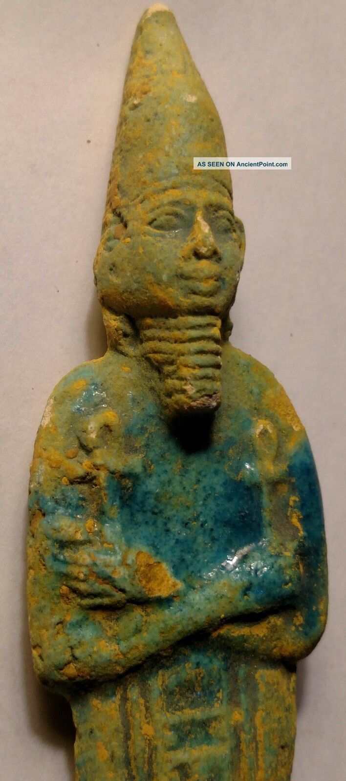 Egyptian Antique,  King Tutankhamun Amulet Faience,  37.  9 G, Egyptian photo