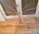 Vtg Artmoore 12 Arm Wood Collapsible Drying Rack Laundry Clothes Folding Antique Other Antique Home & Hearth photo 2