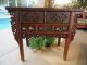 Antique Primitive Handcrafted Carved Wood Sideboard Table Or Console W/drawers Primitives photo 1