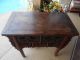 Antique Primitive Handcrafted Carved Wood Sideboard Table Or Console W/drawers Primitives photo 4