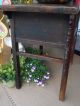 Antique Primitive Handcrafted Carved Wood Sideboard Table Or Console W/drawers Primitives photo 8