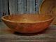 2 Antique Primitive Old England Wooden Nesting Dough Bowls Musining Aafa Primitives photo 4