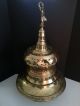 Vintage Turkish Brass Brazier With Copper Cooker Early 20th Century Islamic photo 9