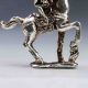 Chinese Collectable Tibet Silver Monkey & Horse Statue Gd8788 Other Antique Chinese Statues photo 2