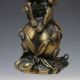 Chinese Brass Hand - Carved Monkey & Peach Statue W Xuande Mark Gd9699 Other Antique Chinese Statues photo 2