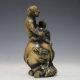 Chinese Brass Hand - Carved Monkey & Peach Statue W Xuande Mark Gd9699 Other Antique Chinese Statues photo 4