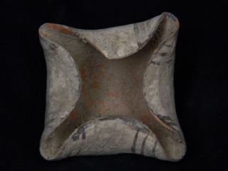 Ancient Teracotta Painted Lamp Indus Valley C.  2500 Bc Pt15547 photo