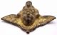 Ancient Roman Gold Gilded Bronze Winged Cherub Head 1st - 2nd Century Ad Roman photo 3