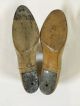 (2) Antique Cobbler Wooden High Heels Shoe Forms Left 6 1/2a,  Right 6a Dated 1936 Primitives photo 5