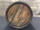 Antique Vtg 1800s Paint Nail Bucket W/ Wrought Iron Handle Keg Barrel Primitives photo 3