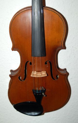 Fine Antique Handmade German 4/4 Violin - Around 100 Years Old photo