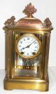 Antique Seth Thomas Kaiser Empire 15 Day Chime Clock Crystal Regulator Clocks photo 1