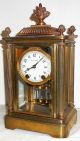 Antique Seth Thomas Kaiser Empire 15 Day Chime Clock Crystal Regulator Clocks photo 2