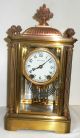 Antique Seth Thomas Kaiser Empire 15 Day Chime Clock Crystal Regulator Clocks photo 3