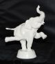 Nymphenburg Circus Elephant Figurine - Blanc De Chine - 7.  75 