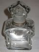 Vintage Guerlain Baccarat Perfume Bottle L ' Heure Bleue/mitsouko 4 3/4 