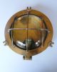 Vintage Solid Brass Ship ' S Bulkhead Light,  - Substantial. Other Maritime Antiques photo 1
