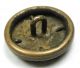 Antique Brass Button Pied Piper Pictorial W/ Cut Steel Border - 7/8 