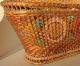 Small Painted Covered Basket,  19th Century Primitives photo 3