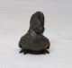 K757: Japanese Copper Small Three Hen Statue As Ornaments For Bonkei Statues photo 2