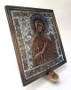 Russia Orthodox Bronze Icon The Virgin From Deesis.  Enamel Roman photo 2