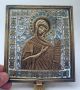 Russia Orthodox Bronze Icon The Virgin From Deesis.  Enamel Roman photo 4