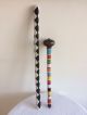 Antique 1800s War Club Beaded Tribal African Ceremonal Maasai Zulu Knobkerrie Other African Antiques photo 1
