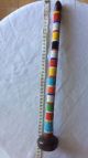 Antique 1800s War Club Beaded Tribal African Ceremonal Maasai Zulu Knobkerrie Other African Antiques photo 2