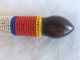 Antique 1800s War Club Beaded Tribal African Ceremonal Maasai Zulu Knobkerrie Other African Antiques photo 5