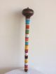 Antique 1800s War Club Beaded Tribal African Ceremonal Maasai Zulu Knobkerrie Other African Antiques photo 8