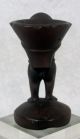Old Ceremonial Cup Bearer Drinking Vessel African Tribal Carved Ebony Wood Kuba? Sculptures & Statues photo 3