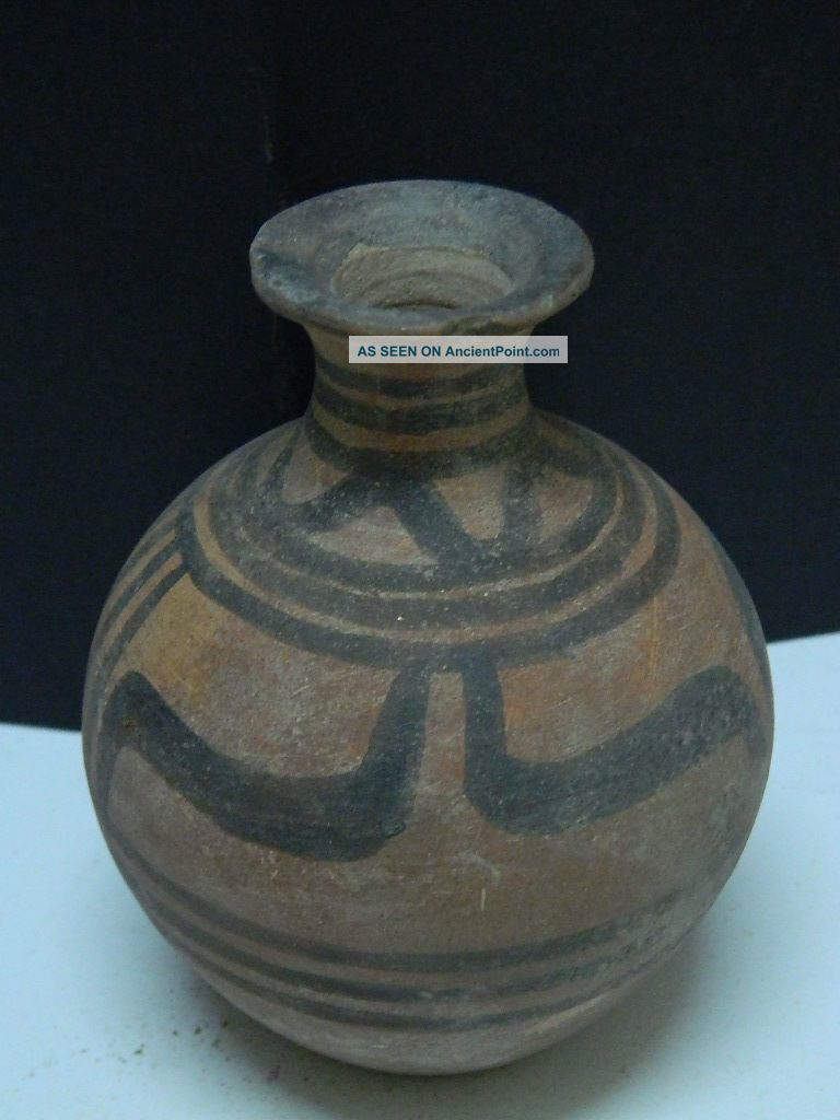 Ancient Teracotta Painted Pot Indus Valley 2500 Bc Pt15274 Near Eastern photo