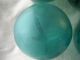 6 Teal Blue/green Japanese,  Korean Vintage Glass Floats Alaska Beachcomberbum Fishing Nets & Floats photo 1