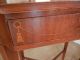 2x1940s Octagon End Table/night Stand Inlaid Top,  Ribbon Bow Tassels Front Drawer 1900-1950 photo 4