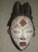 Old Africa Punu Gabon Mask Maiden Spirit Mukudji African Double Crested Masque Masks photo 2