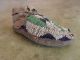 Very Old Antique Native American Child ' S Beaded Moccassin/boot Native American photo 1