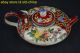 China Vintage Collectible Old Cloisonne Painting Flower Decor Noble Red Teapot Cloisonne photo 1